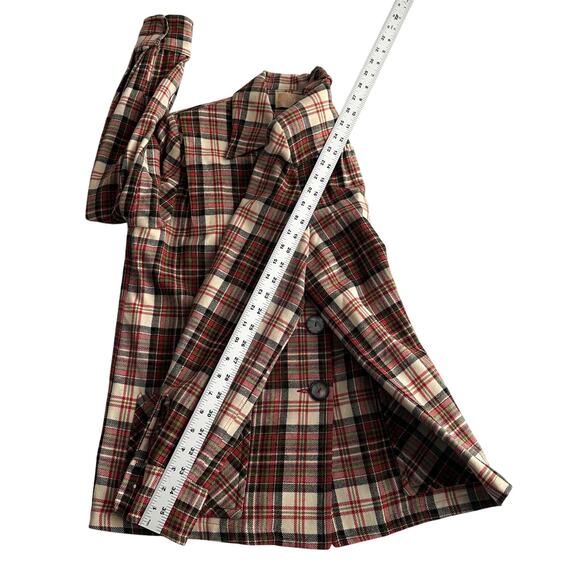 Pendleton VTG 50s 60s USA Made 100% Wool Plaid Flannel Shirt Jacket wmn 16 - Picture 9 of 10